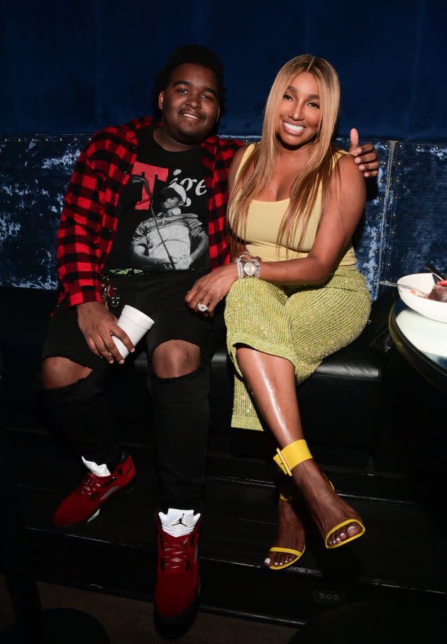 Brentt and NeNe Leakes at the grand opening for their bar, The Linnethia Lounge, on May 28, 2021, in Duluth, Georgia. (Photo: Prince Williams via Getty Images)