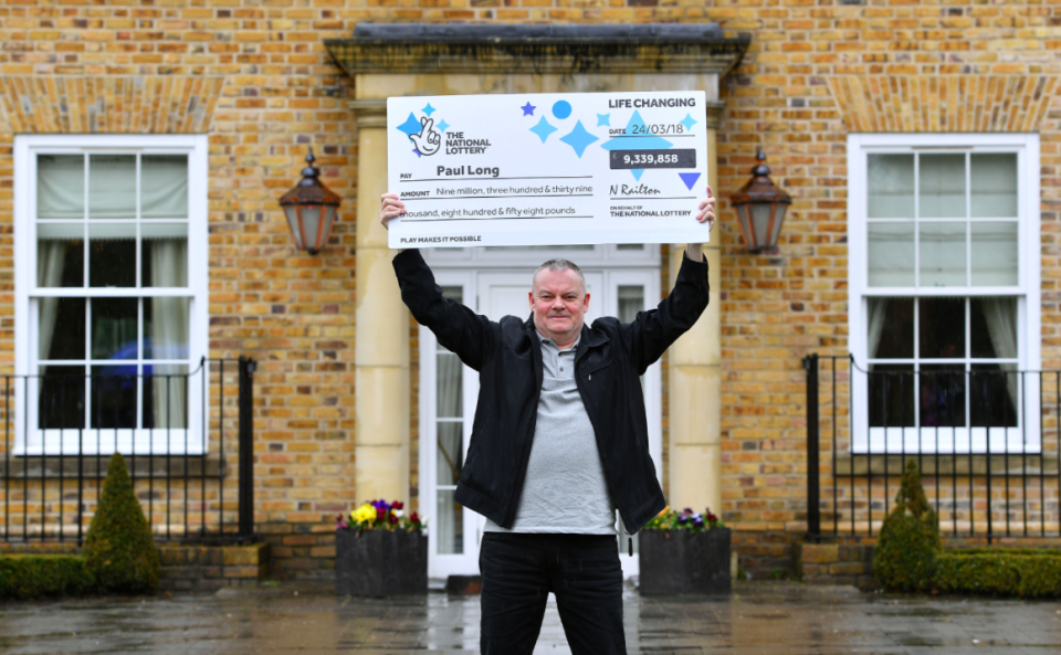 <em>Paul Long revealed he broke up from his girlfriend weeks before winning £9m on the Lottery (SWNS)</em>