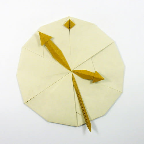 Origami art - Clock