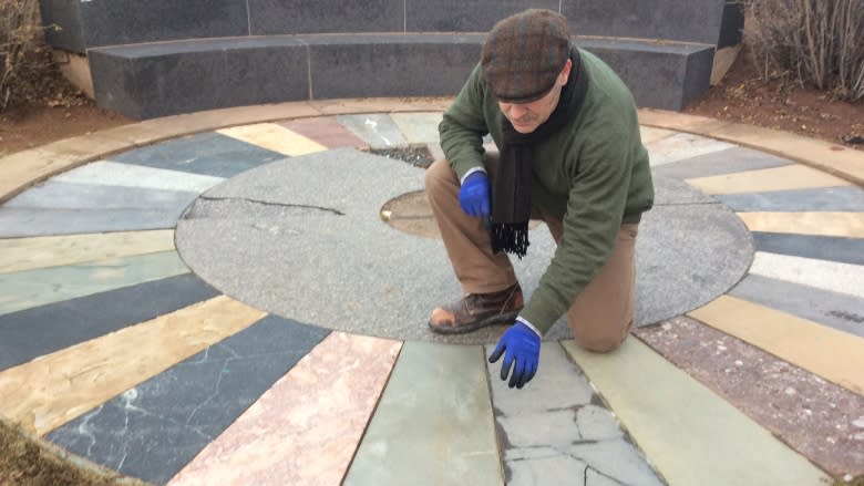 Replacement stones in Charlottetown's Irish monument from Quebec, not counties of Ireland