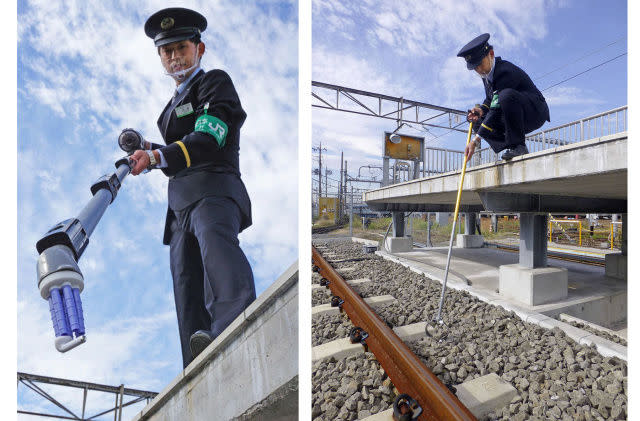 Panasonic built a vacuum to rescue AirPods from train tracks 