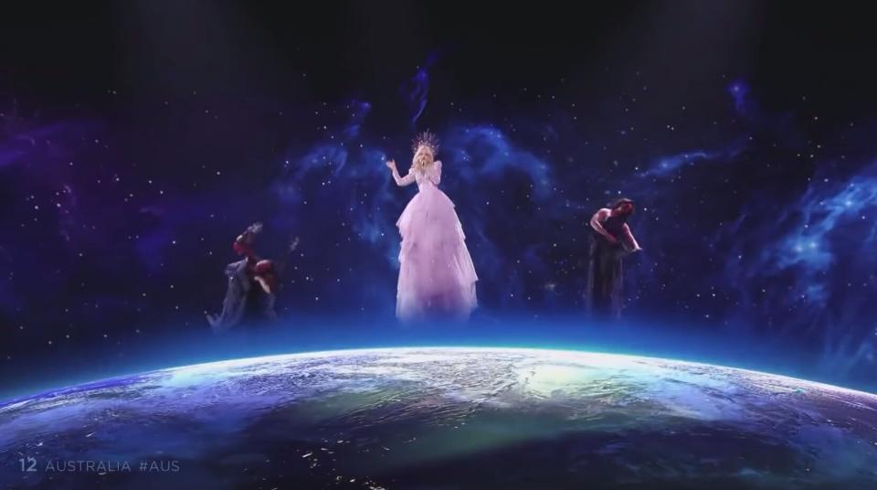 Australia's Kate Miller-Heidke performs 'Zero Gravity' at Eurovision 2019