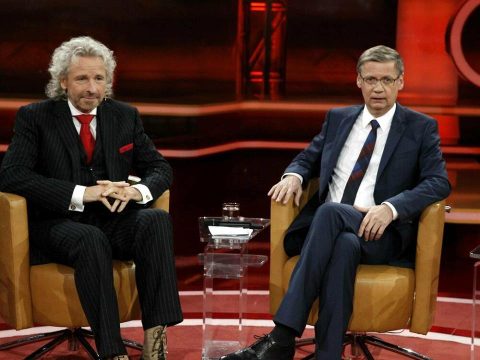 Werden sich bald virtuell mit Oliver Pocher austauschen: Thomas Gottschalk (l.) und Günther Jauch (Bild: imago images/Müller-Stauffenberg)