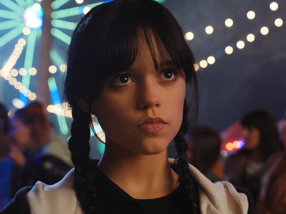 Jenna Ortega in ‘Wednesday' (COURTESY OF NETFLIX)