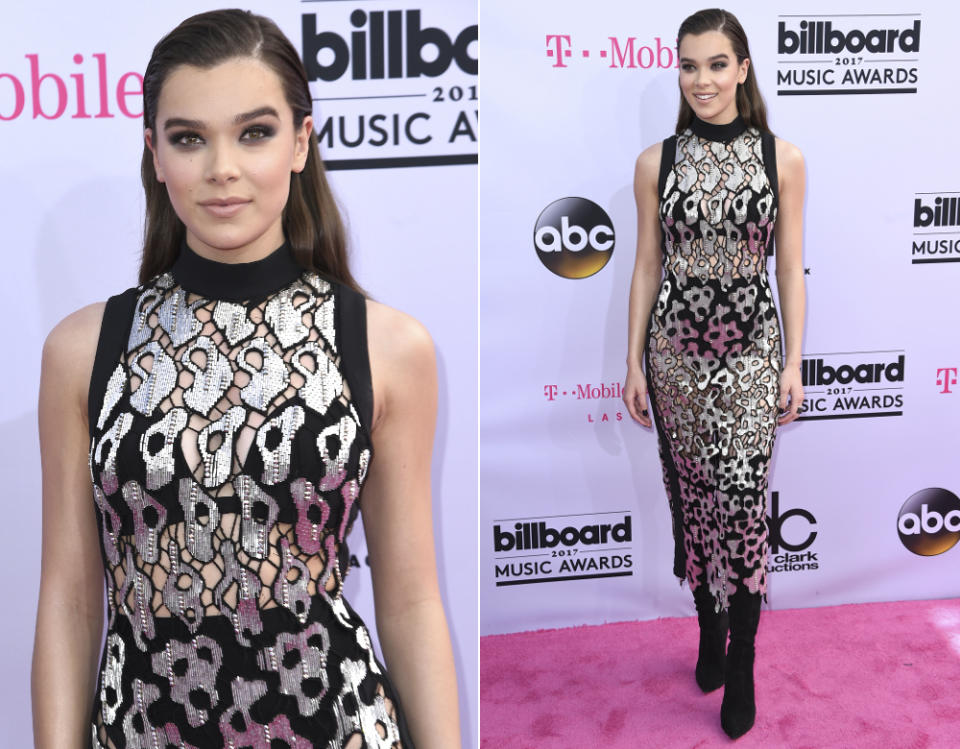 <p>Hailee Steinfeld entschied sich ebenfalls, gefühlt nackt über den roten Teppich zu schreiten. Das bisschen Stoff, das ihren Traumkörper zierte, war dafür von David Koma. (Bilder: AP) </p>