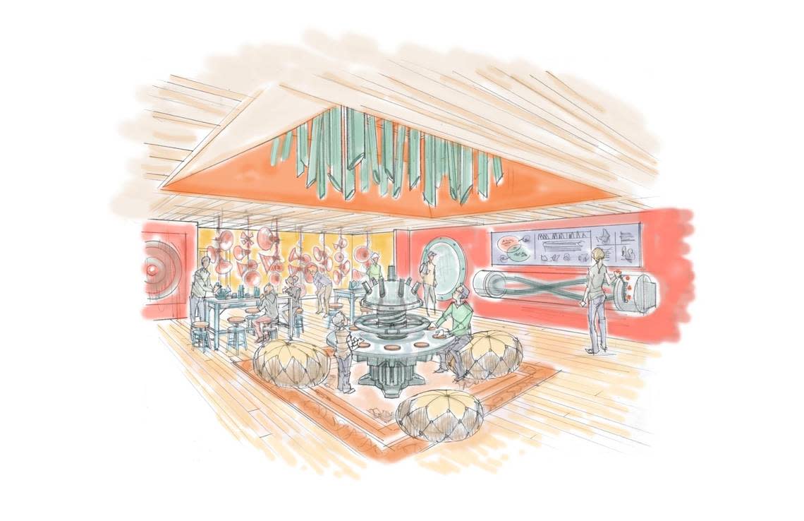 A concept drawing for the Wonderlab gallery at SPARK Museum of Electrical Invention at 1312 Bay St., Bellingham, Wash. SPARK Museum/Courtesy to The Bellingham Herald