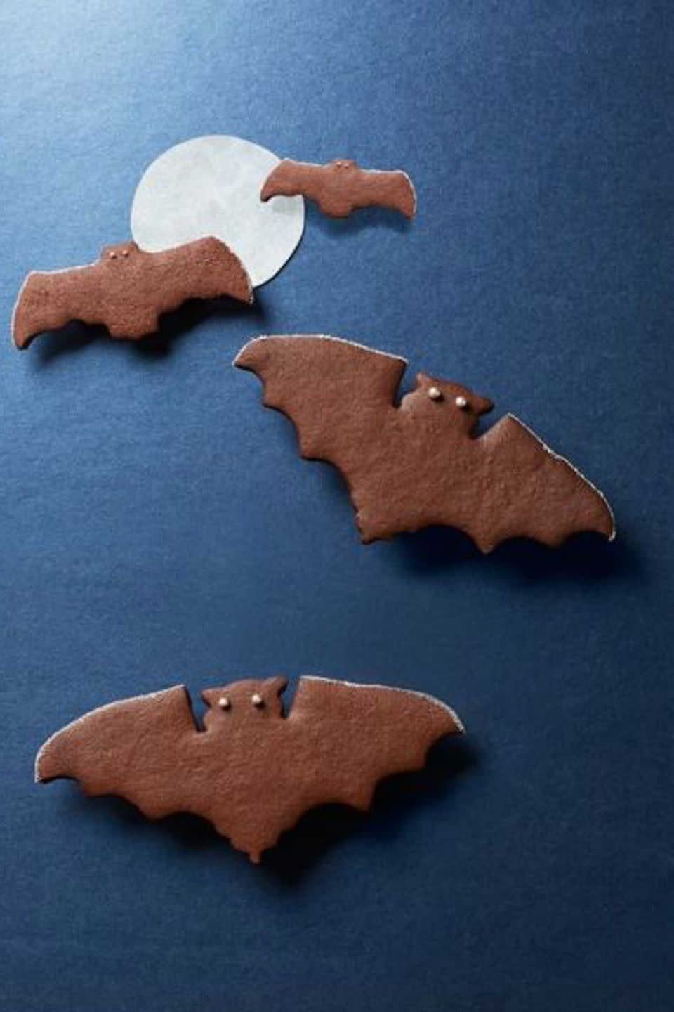 Spiced Chocolate Bat Cookies