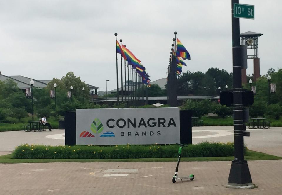 Conagra Brands' previous headquarters is pictured in Omaha. The now Chicago-based company is facing a slew of lawsuits over accidents involving cooking oil that they manufacture and has been ordered by an Illinois jury to pay a Pennsylvania woman $7.1 million stemming from injuries she got in 2017.