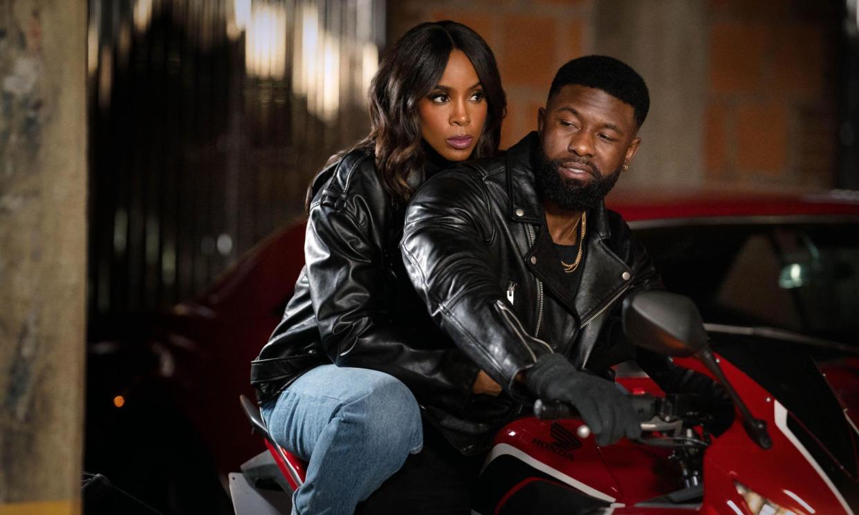 <span>Kelly Rowland and Trevante Rhodes in Mea Culpa.</span><span>Photograph: TCD/Prod.DB/Alamy</span>