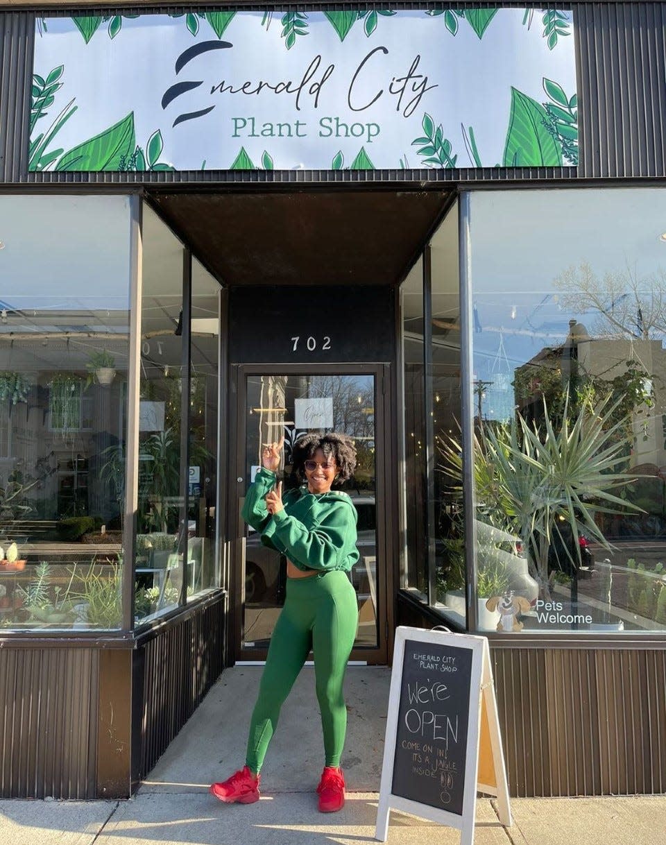 Quontay Turner is the owner of Emerald City Plant Shop in Norwood, Massachusetts.