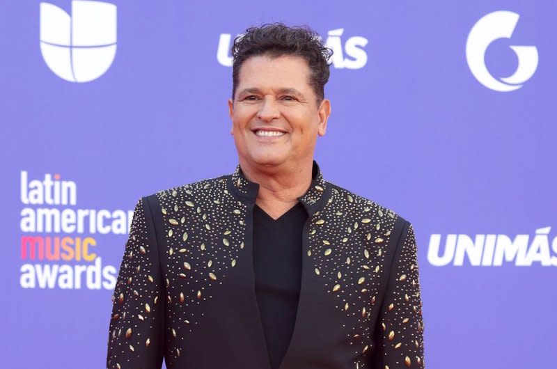 Carlos Vives attends the Latin American Music Awards in Las Vegas in 2023. The Colombian singer and songwriter will be presented with the ASCAP Founders Award. File Photo by James Atoa/UPI