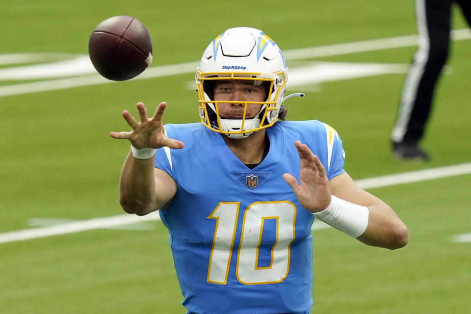 Los Angeles Chargers quarterback Justin Herbert 