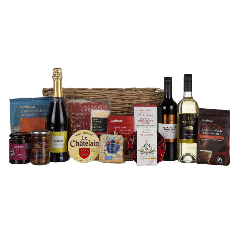 You can purchase a hamper this Christmas from your local supermarket [Photo: Waitrose & Partners]