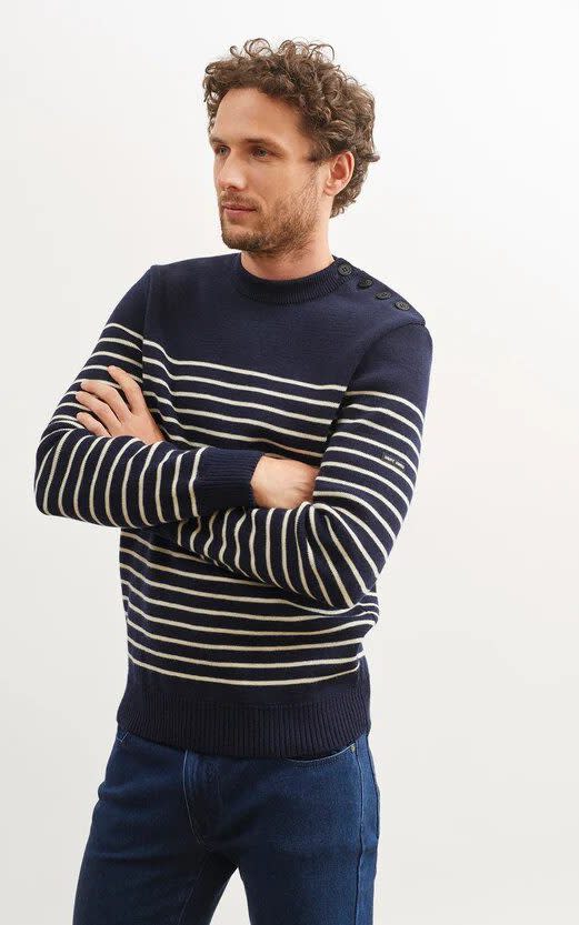 Binic Breton sweater, £199, Saint James
