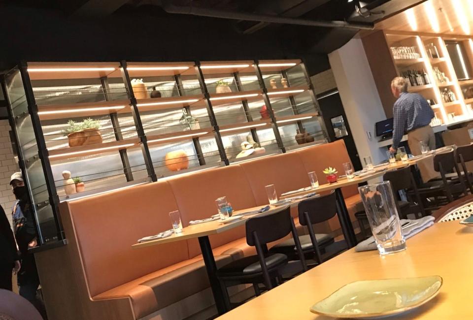 A look inside the dining room in Milo, inside The Ellison Hotel in Oklahoma City.