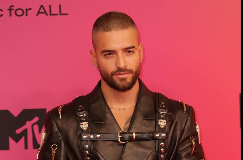 Maluma announced he's expecting a baby girl with Susana Gomez in his "Procura" music video. File Photo by Sven Hoogerhuis/UPI