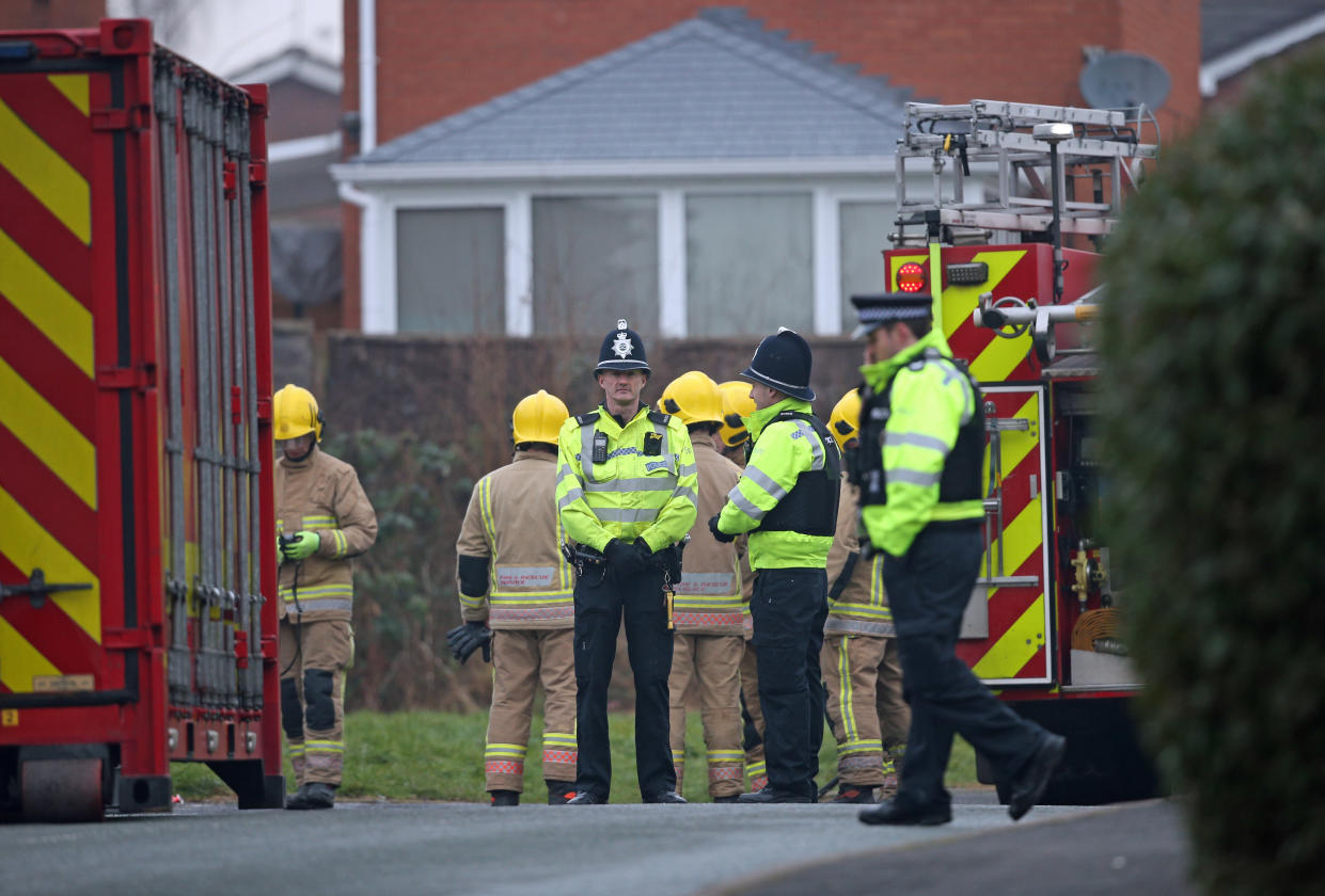 Four children have died in a house fire in Stafford, Staffordshire Police