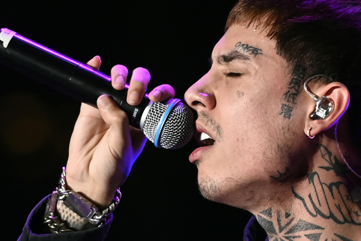 Natanael Cano en el Rumbazo Latin Music & Culture Festival en Las Vegas, 2022. (Photo by David Becker/Getty Images)