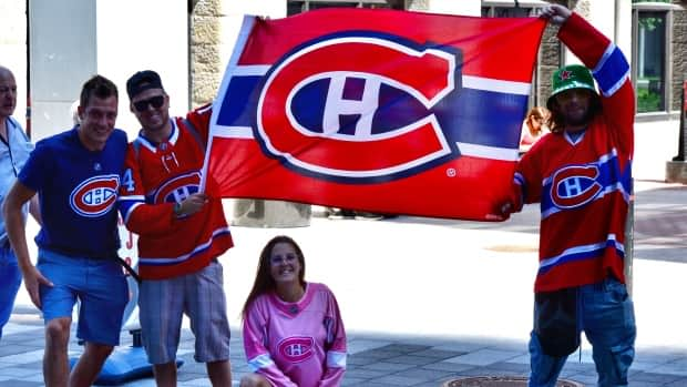 Fans in Montreal are getting ready for Game 6 of the Habs, Las Vegas semifinal. (Jean-Claude Taliana/CBC - image credit)