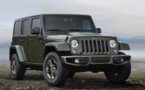 <p>Staring price: </p><p>Wrangler: $34,575</p><p>Wrangler Unlimited: $38,375</p><p>These models will include 17-inch bronze wheels, low gloss bronze bumper and grille throats. A 75<sup>th</sup> Anniversary grab handle and unique off-road rock rails.</p>