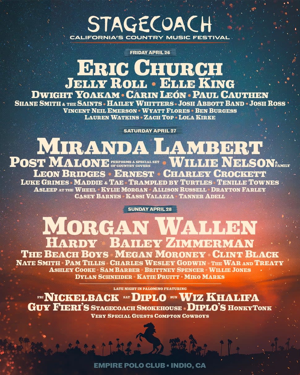 2024 Stagecoach Lineup