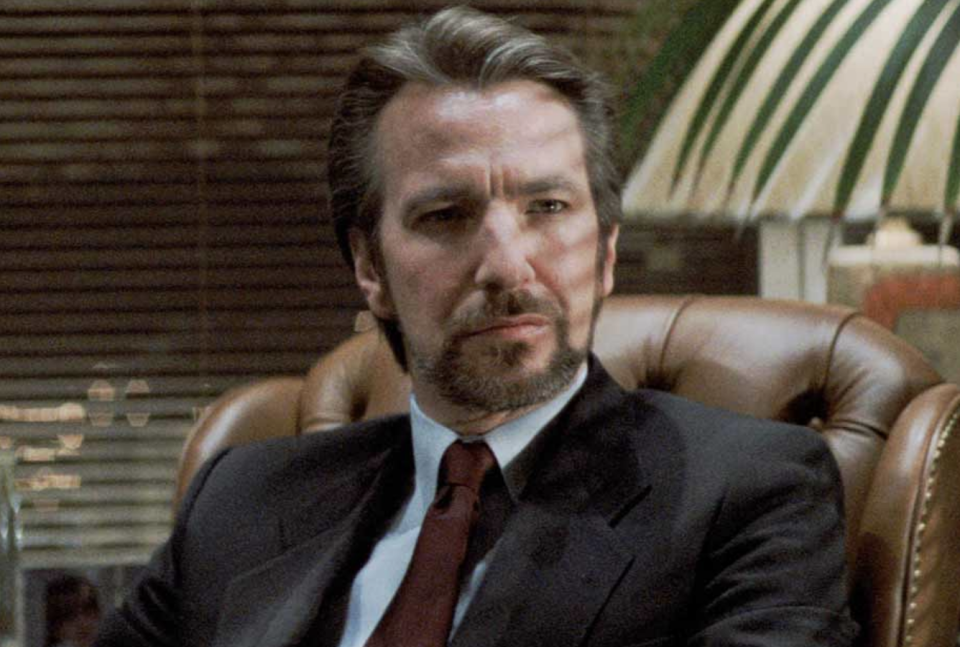 Alan Rickman in "Die Hard."