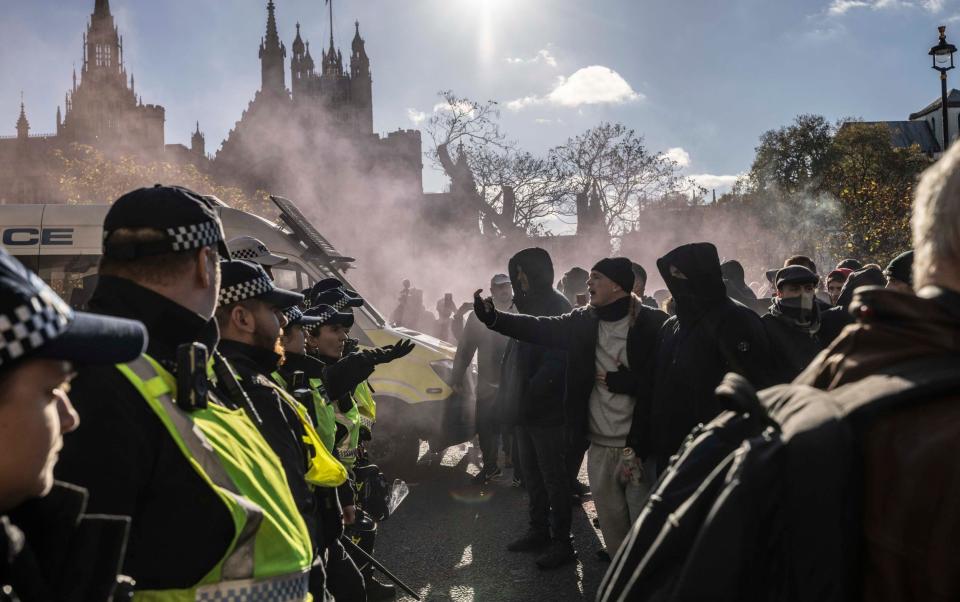 london protesters