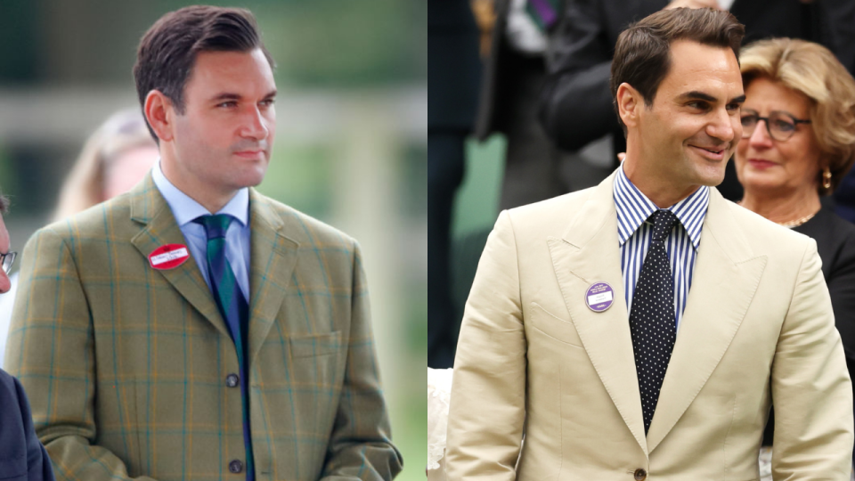 Kate middleton's secretary looks like Roger Federer