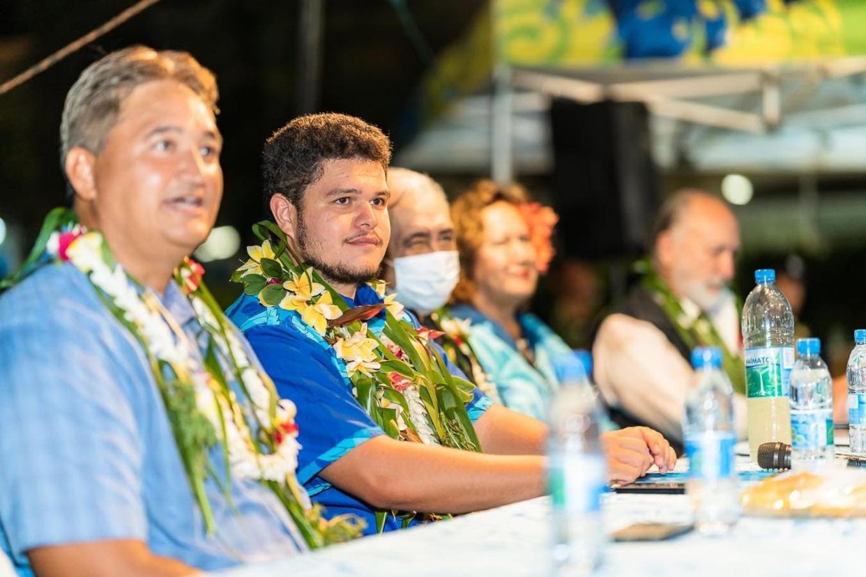 Tematai Le Gayic est devenu, dimanche 19 juin 2022, le plus jeune député de la Ve République en étant élu à 21 ans. - Tematai Le Gayic