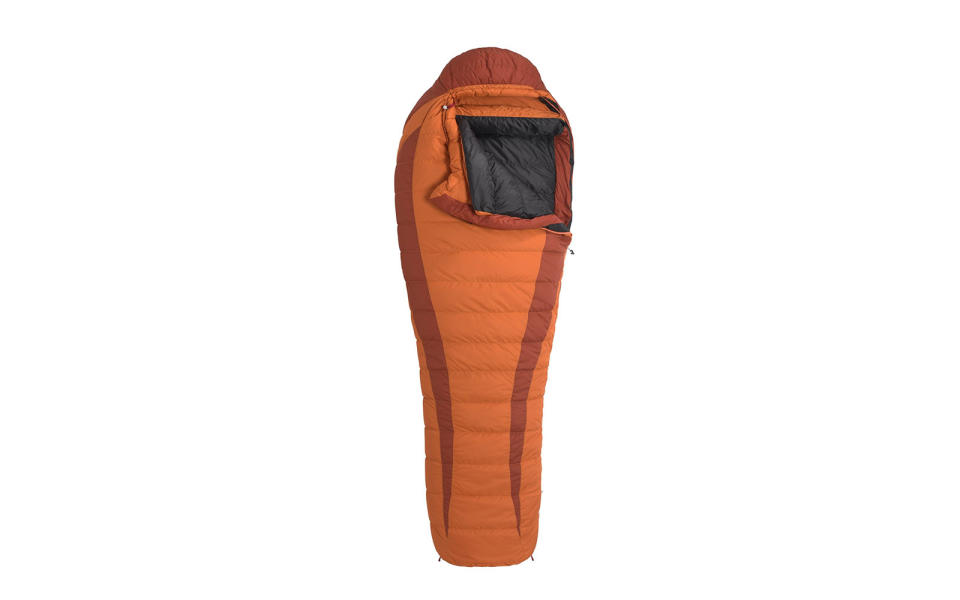<p>The Marmot Never Summer is a great bag for when temperatures plunge below freezing. A good value choice compared to other 0F down bags, this one has a down-stuffed draft collar and multiple baffles in the hood to keep your head warm.</p> <p><strong>Temperature rating</strong>: EN -1.2F</p> <p><strong>Fill type</strong>: 650-fill duck down</p> <p><strong>Weight</strong>: 3 lbs., 1 oz.</p> <p><strong>To buy</strong>: <a rel="nofollow noopener" href="https://www.rei.com/product/895824/marmot-never-summer-down-sleeping-bag" target="_blank" data-ylk="slk:rei.com;elm:context_link;itc:0;sec:content-canvas" class="link ">rei.com</a>, long also available, from $289</p>