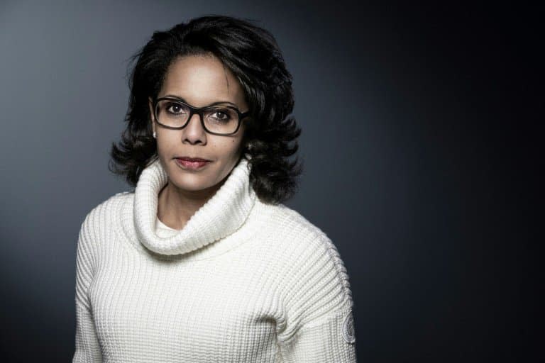 Audrey Pulvar photographiée en février 2019 à Paris - JOEL SAGET © 2019 AFP