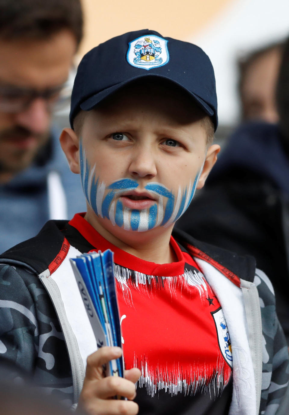 <p>A Huddersfield Town fan watches the action (Action Images via Reuters/Carl Recine) </p>