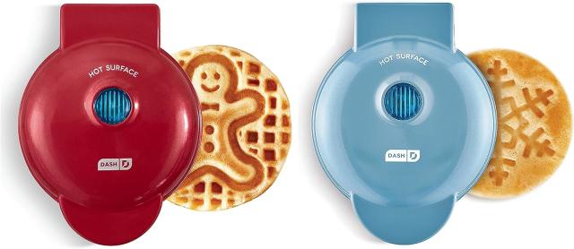 These Dash Mini Waffle Makers Are Shaped Like Christmas Trees and More