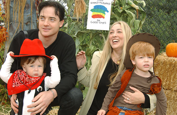 El ayer y hoy de los hijos de Brendan Fraser 