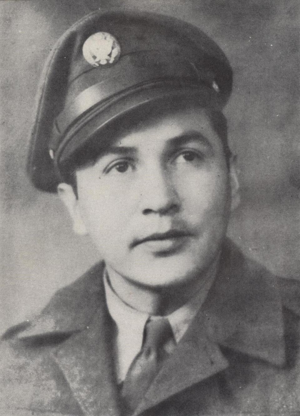 John Raymond Rice in his U.S. Army uniform, about 1942.