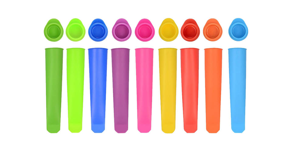 iNeibo Kitchen 10 Pack Silicone Popsicle Mould 