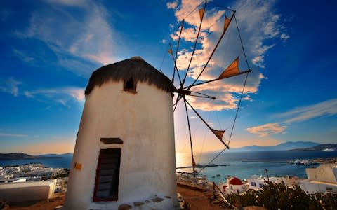 Mykonos makes for a wonderful family destination if you stay in one of the quieter resorts - Credit: Alamy