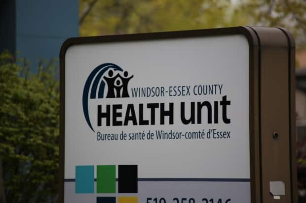 WECHU Windsor-Essex County Health Unit sign (Sanjay Maru/CBC - image credit)