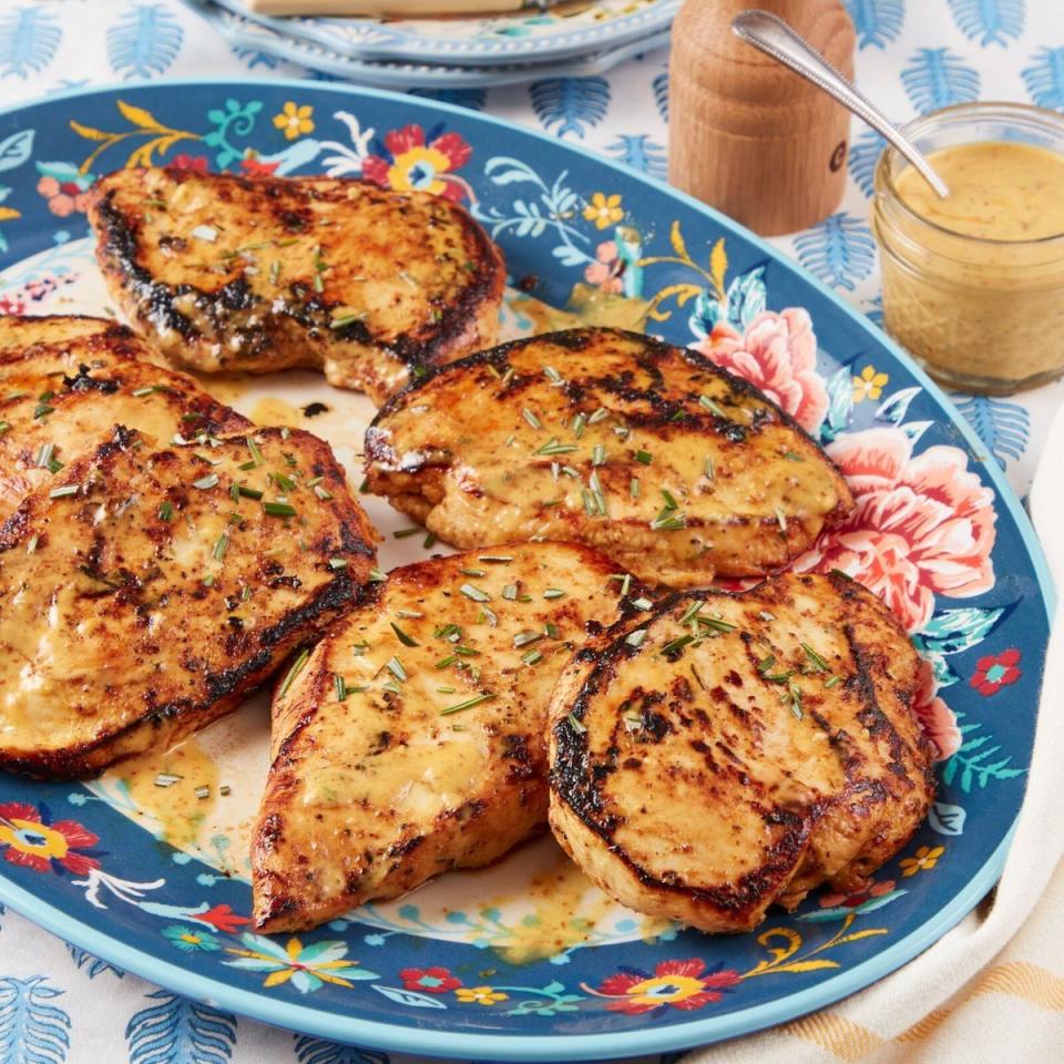 easter lunch ideas honey mustard chicken