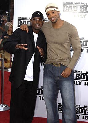 Martin Lawrence and Will Smith at the LA premiere of Columbia's Bad Boys II