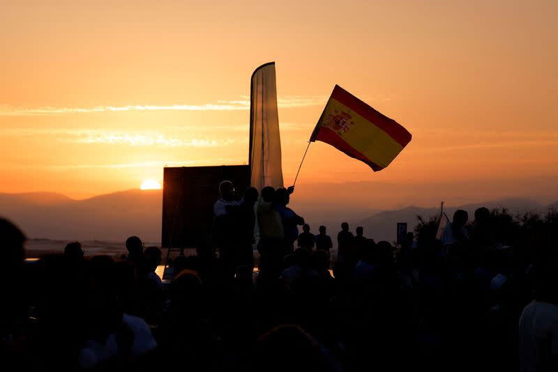 FILE PHOTO: Spain's far-right Vox hold rally to mark start of Spain's electoral campaign, in Puerto Almerimar