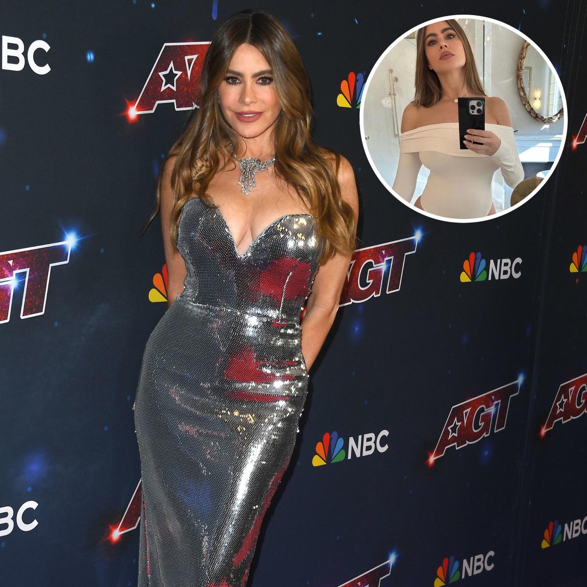 Sofia Vergara Flaunts Perfect Curves While Modeling New Bodysuits