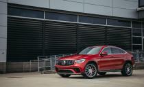 <p>2020 Mercedes-AMG GLC63 S coupe</p>