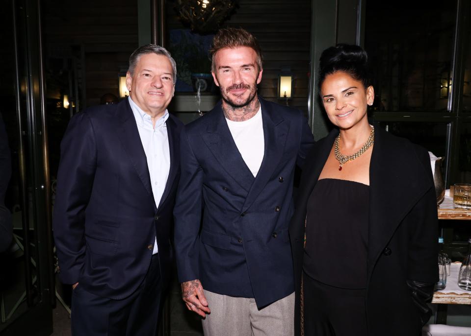 Ted Sarandos, David Beckham