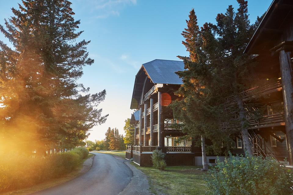 Exterior of Glacier Park Lodge