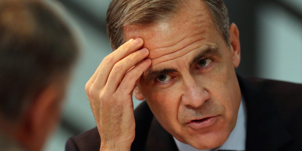 Bank of England Governor Mark Carney speaks at the Future Forum in Birmingham Town Hall, in Britain, October 14, 2016.