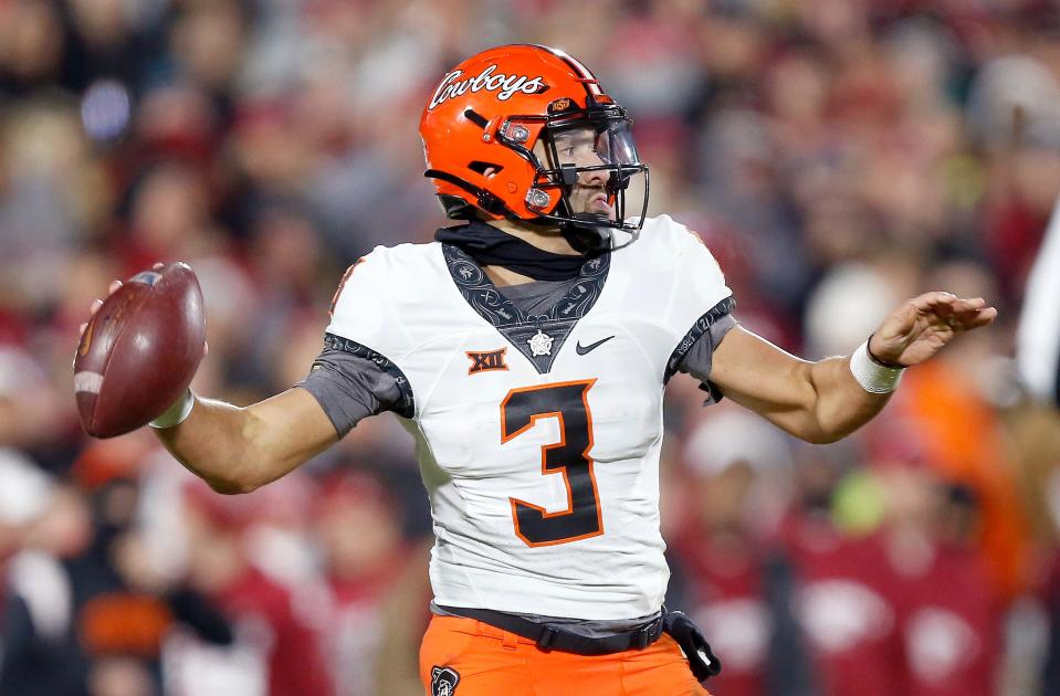 Oklahoma State was hit hard by players' announcements to enter the transfer portal, which opened on Monday and included longtime quarterback Spencer Sanders.