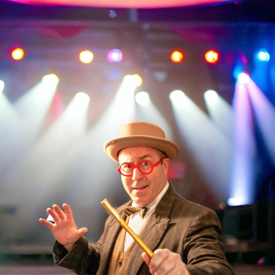 Magician Stuart MacDonald will return to his hometown Saturday and Sunday, April 6-7, for “An Evening of Magic with Stuart MacDonald” at the Croswell Opera House in Adrian.
