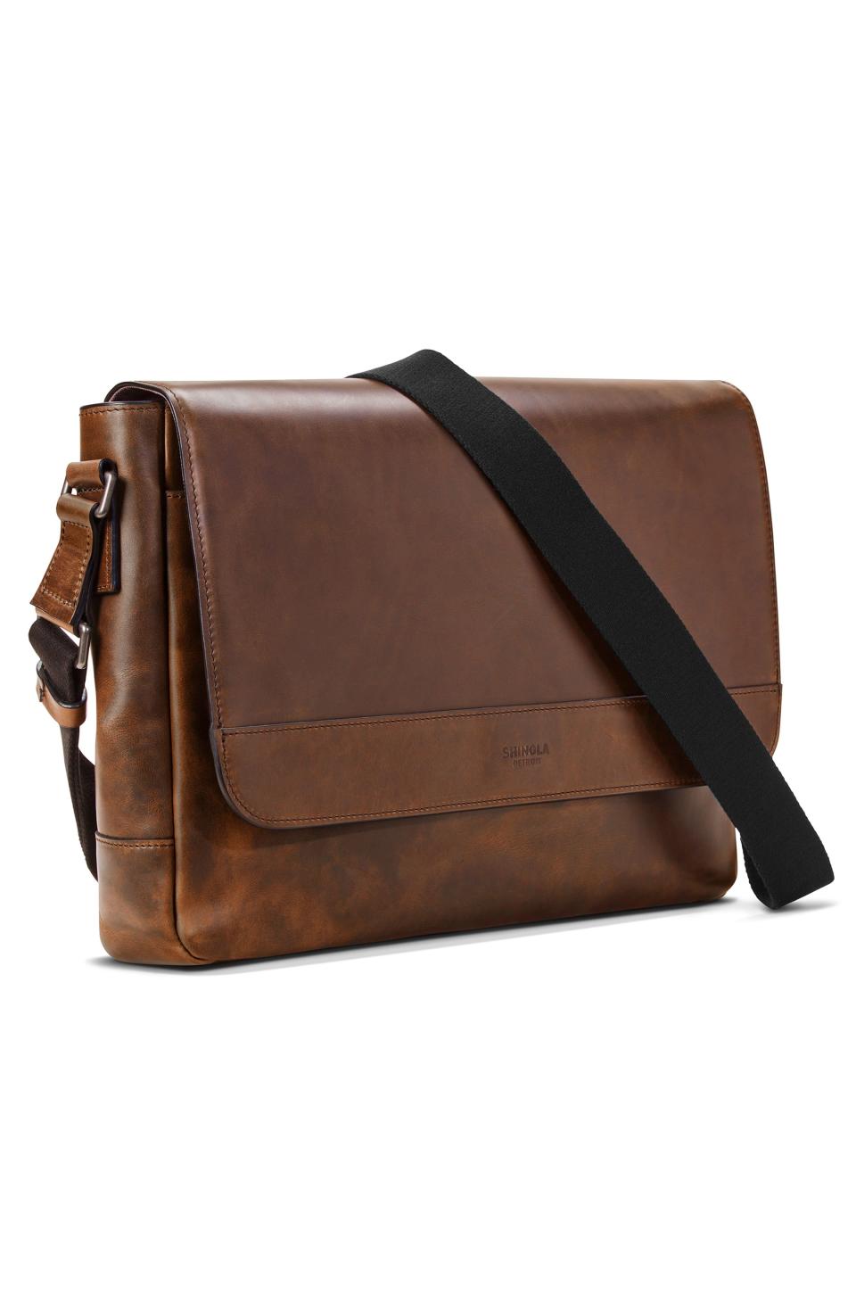 Navigator Leather Messenger Bag