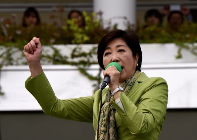 Support for Tokyo Governor Yuriko Koike has deflated, surveys suggest